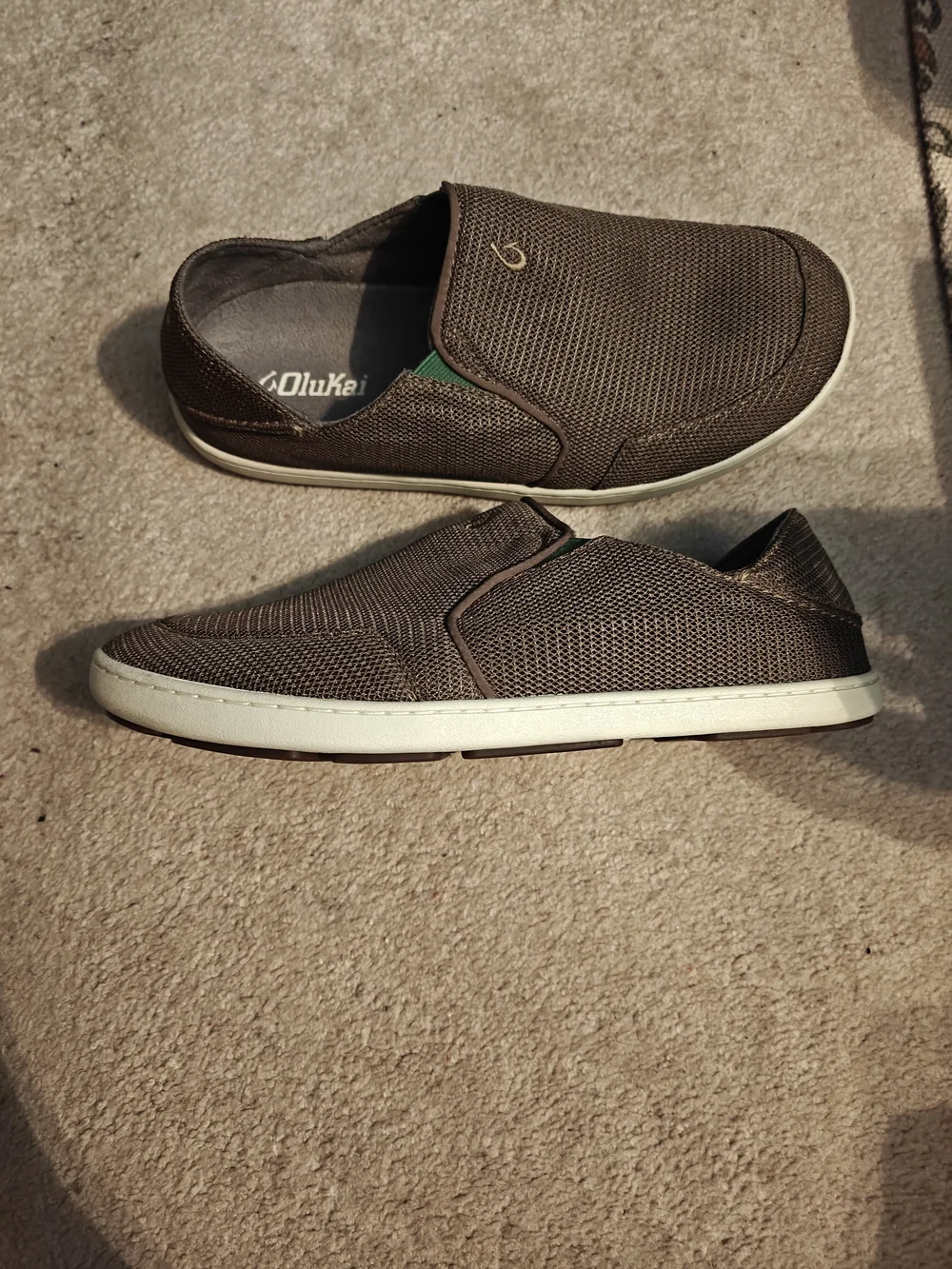 Olukai Men's Brown Slip-On Casual Shoes